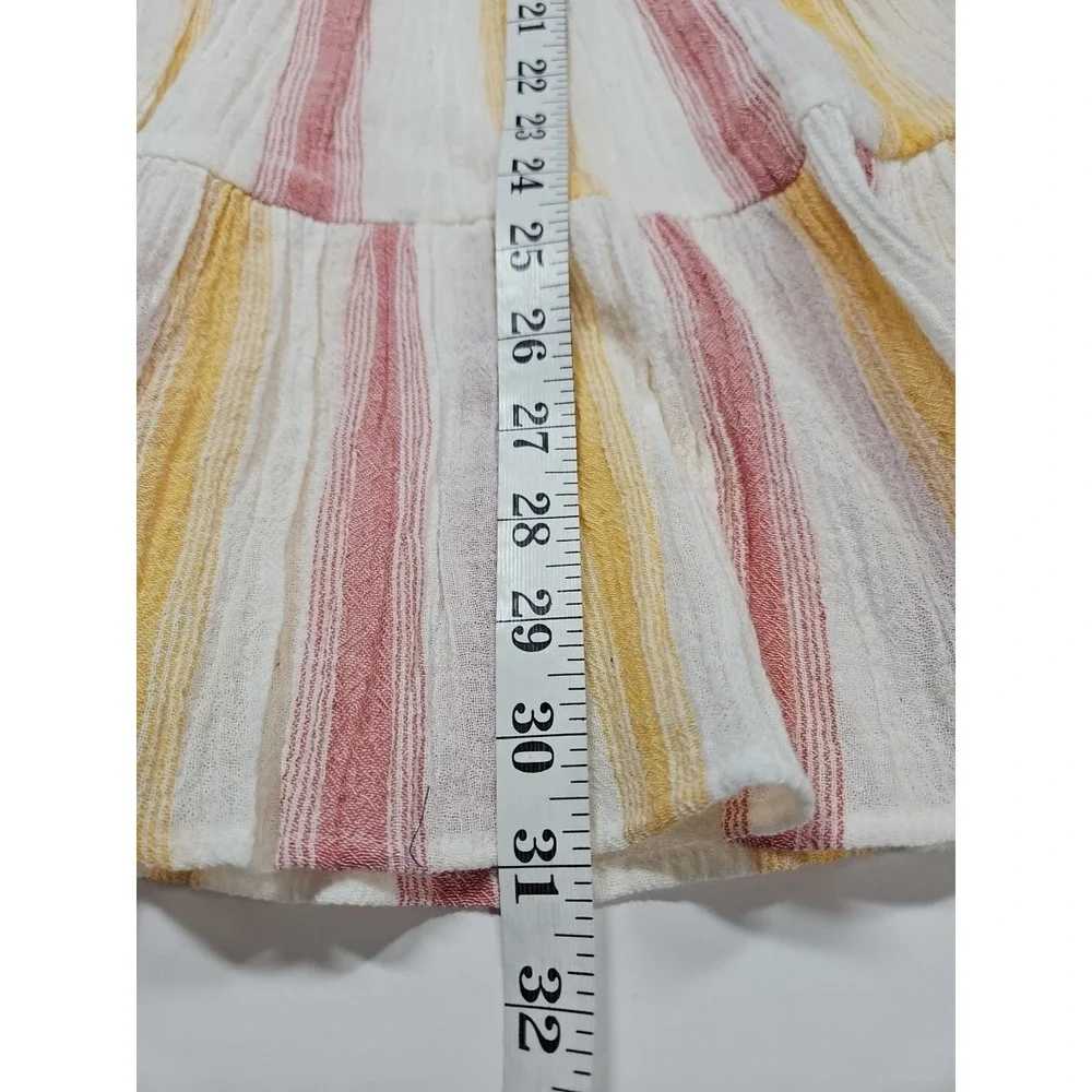 Cotton On‎ Womens Striped Sleeveless Tiered Mini Dress Size XS NWT